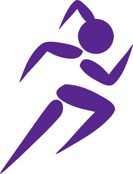 Free Clip Art Running Woman.