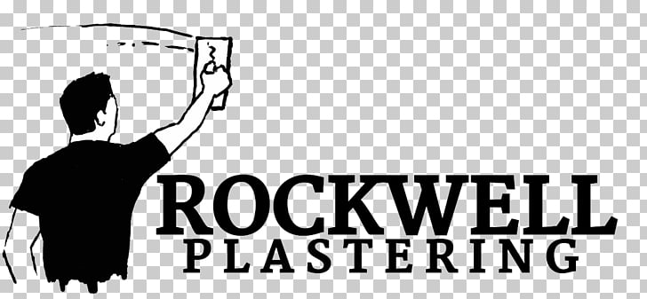 Logo Plasterer Drywall Stucco, worker cartoon PNG clipart.