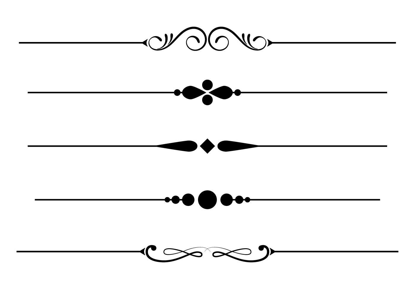 Free Fancy Lines Vector.