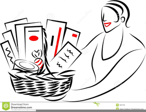 Free Clipart Of Gift Basket.