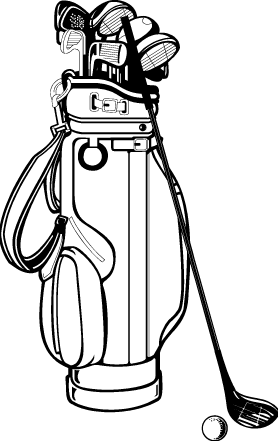 4287 Golf free clipart.