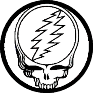 The Grateful Dead Steal Your Face Purple Yellow Button B.