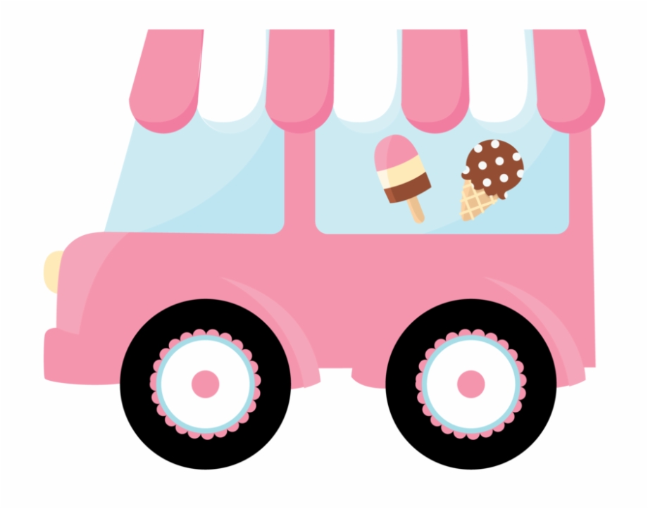 Clipart Car Watercolor Ice Cream Truck Clipart Eps.