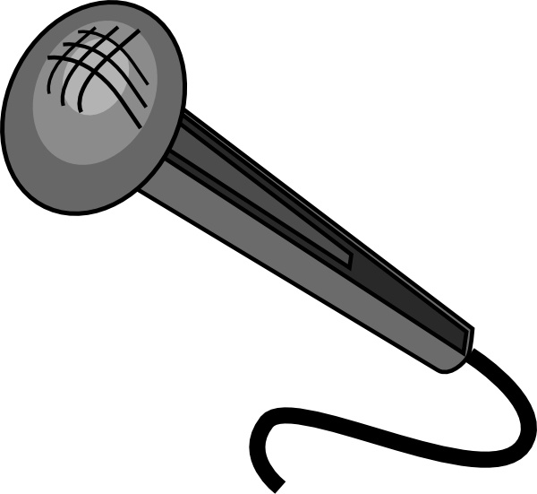 Microphone clip art Free vector in Open office drawing svg ( .svg.