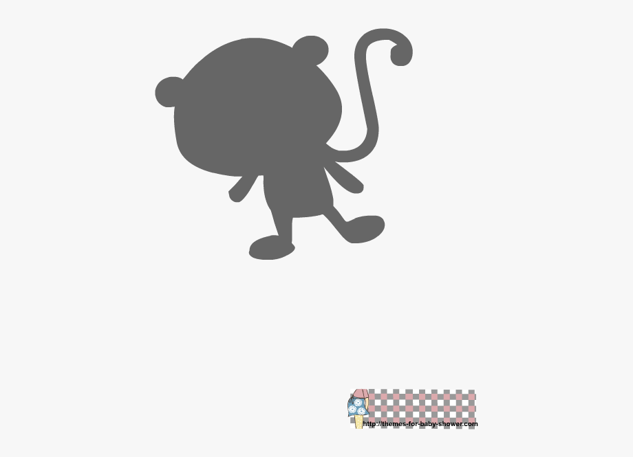 Free Printable Baby Shower Stencils Monkey Ⓒ.