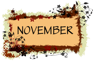 November Clipart.