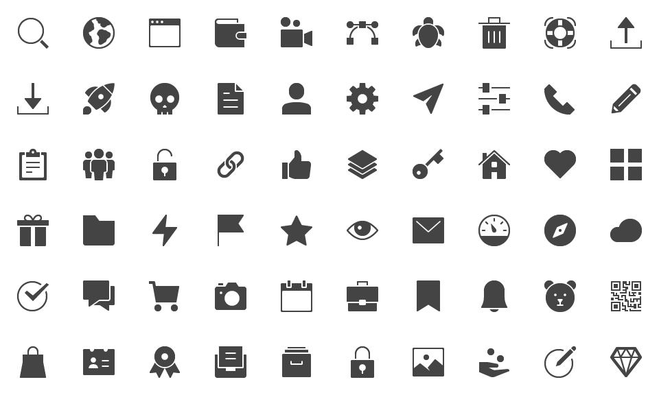 Free icons.