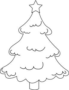 Christmas clip art coloring.