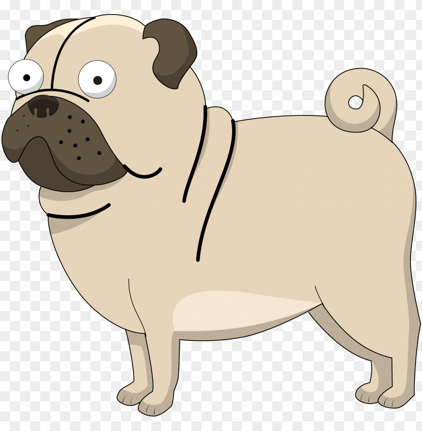 uppy clipart cute pug.