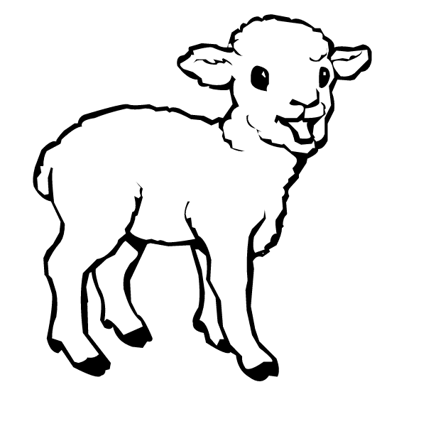 Sheep black and white sheep lamb clipart black and white.