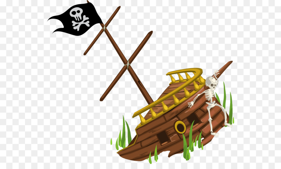 Pirate Ship Cartoon png download.