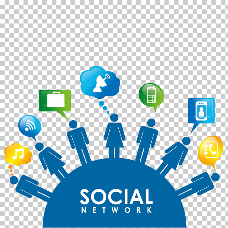 Social media Social network , Business people and icons PNG.