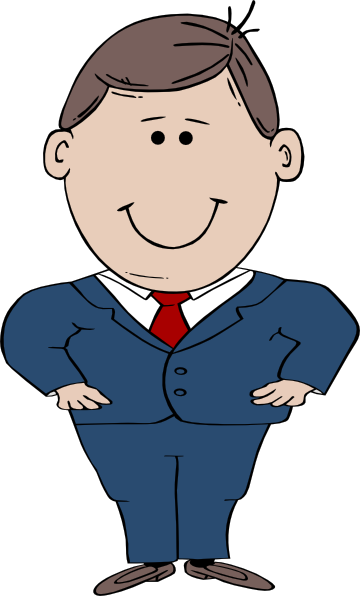 Clip Art Man Standing Clipart.