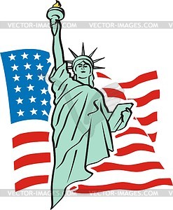 New york statue of liberty clipart.