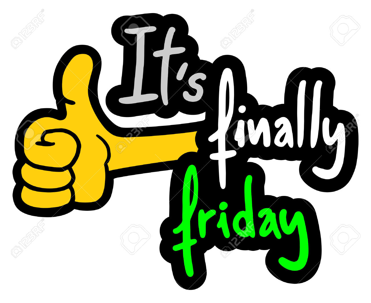 409 Happy Friday free clipart.