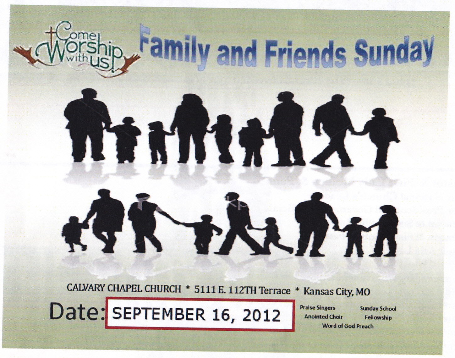 Family Day Church Clipart.