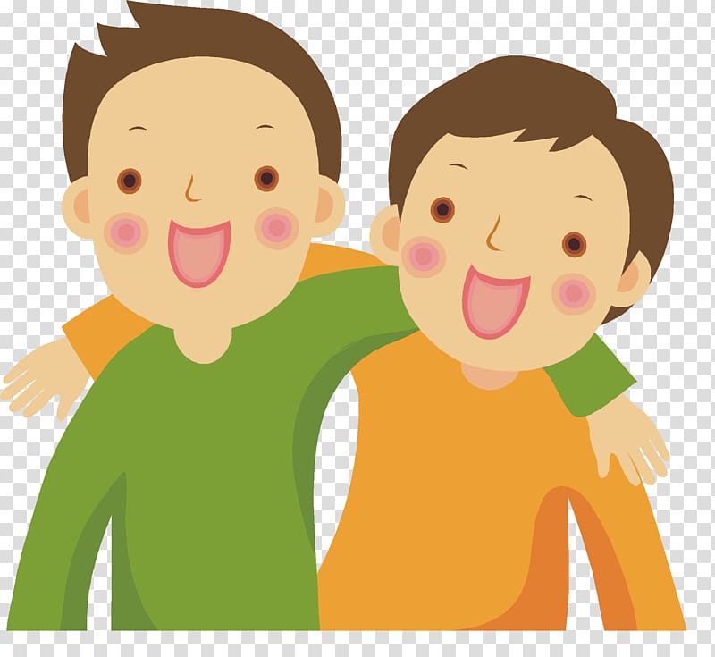 Friendship , friends transparent background PNG clipart.