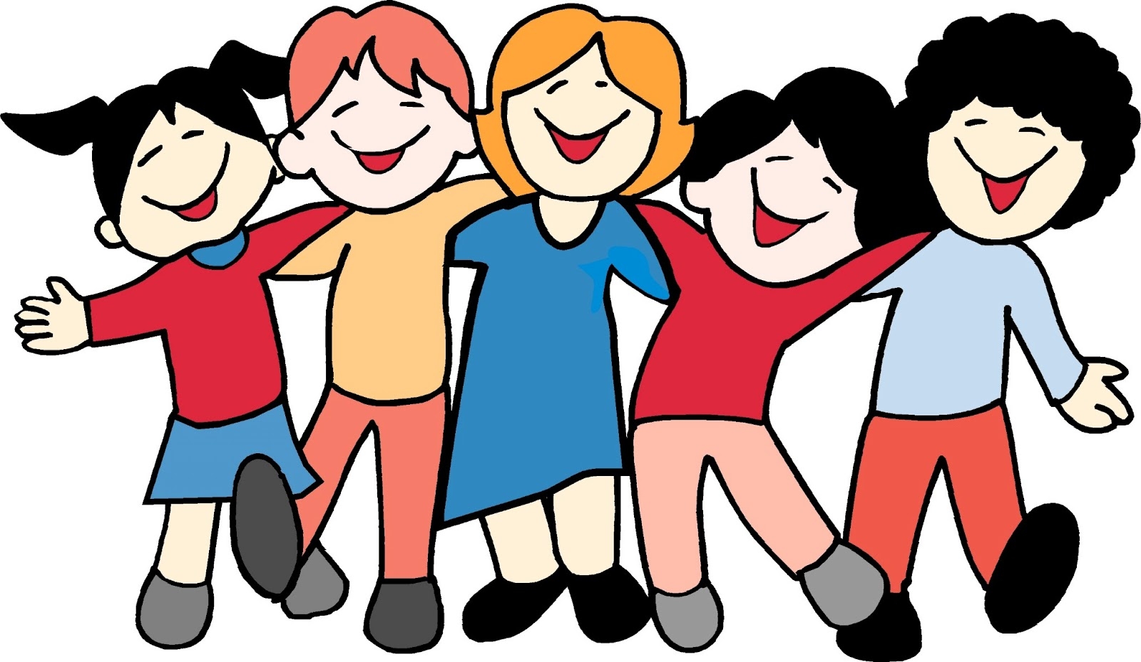 Go Out With Friends Clipart.