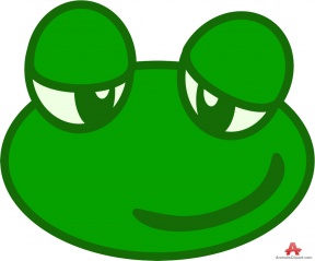 Frog Eyes Clipart.