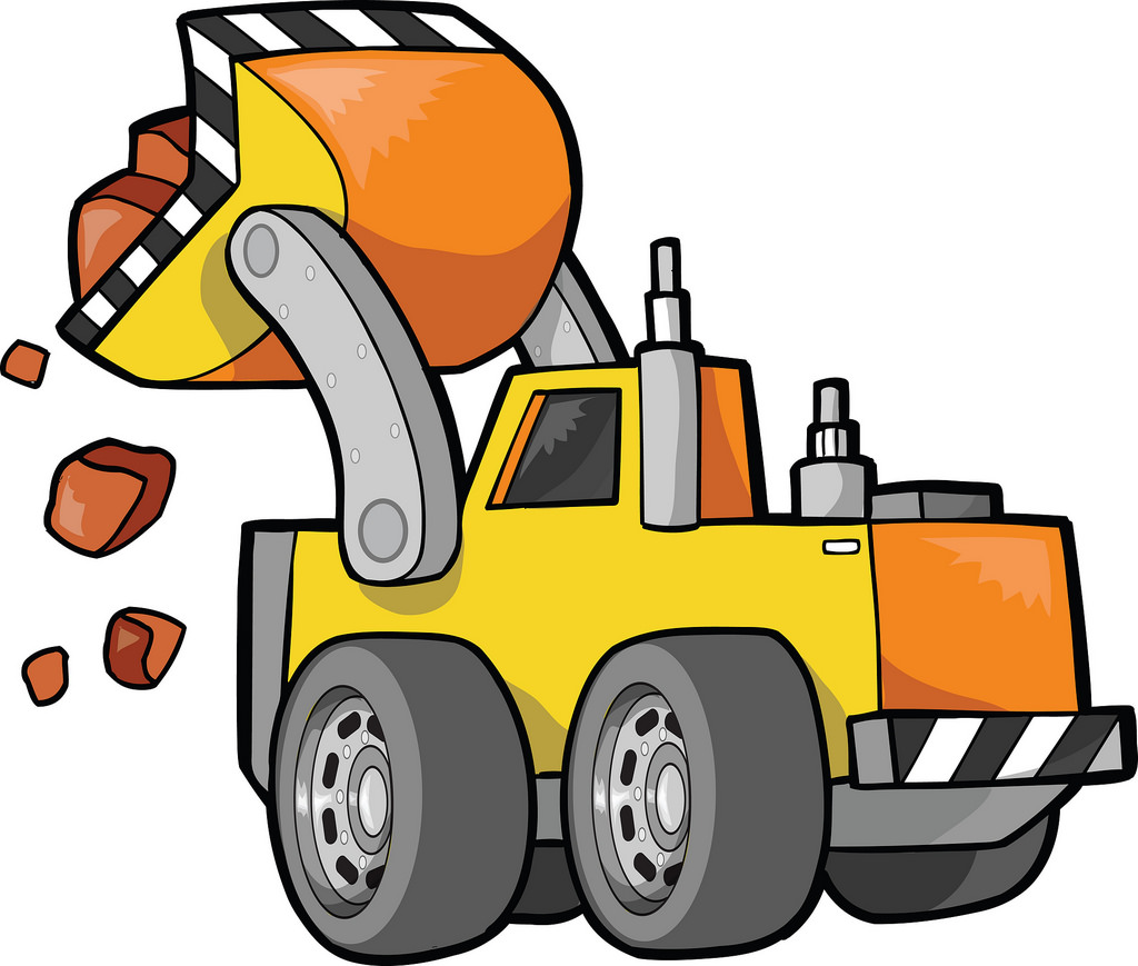 Front Loader Clipart.