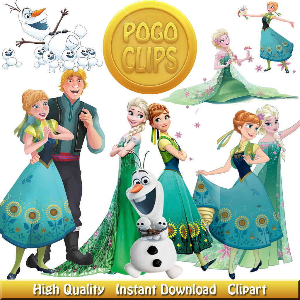 24 Frozen Fever Clipart Disney Characters.