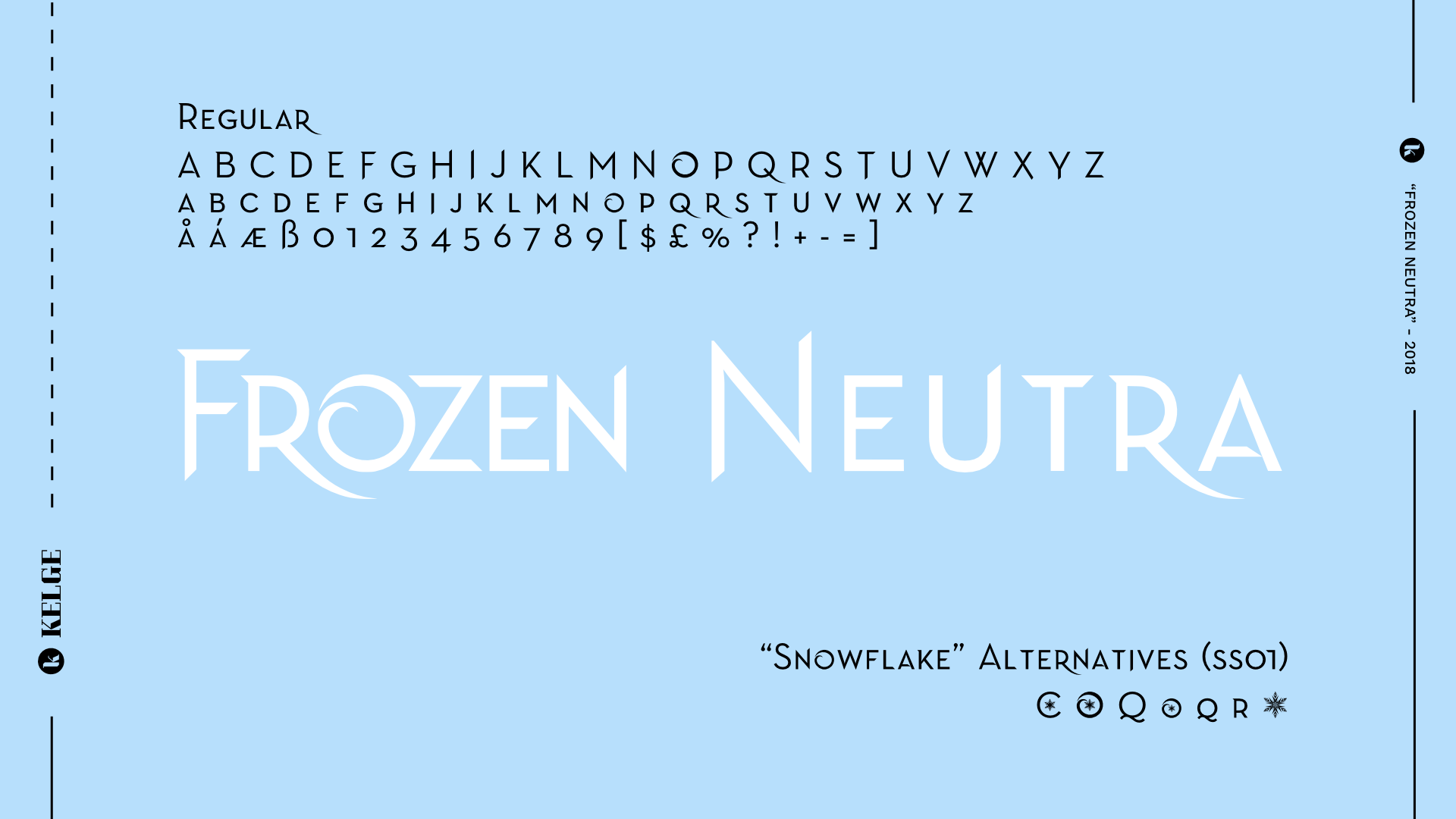 Frozen Fonts.