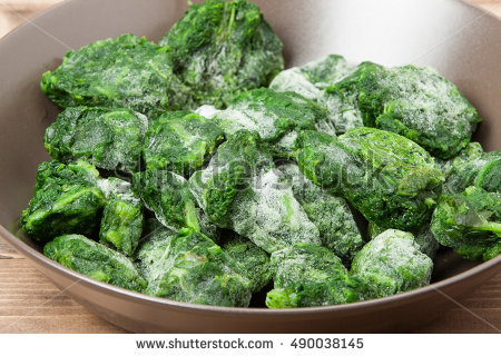 Frozen Spinach Stock Photos, Royalty.