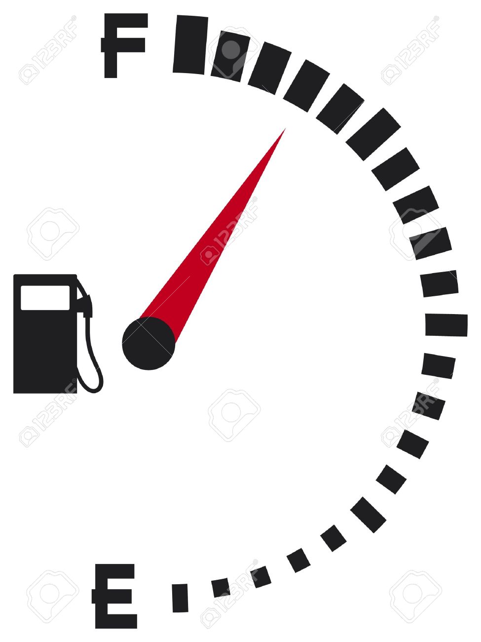 Free fuel gauge clipart.