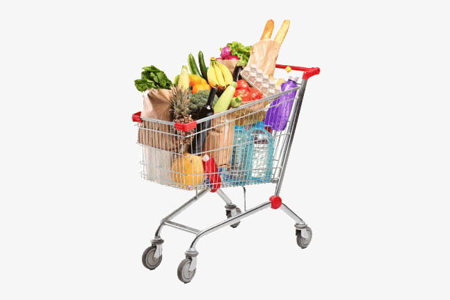 Full cart PNG clipart.