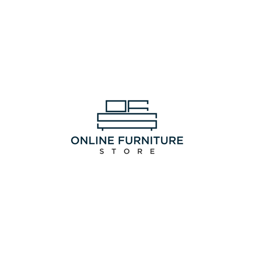 Design Online Furniture Store Logo.