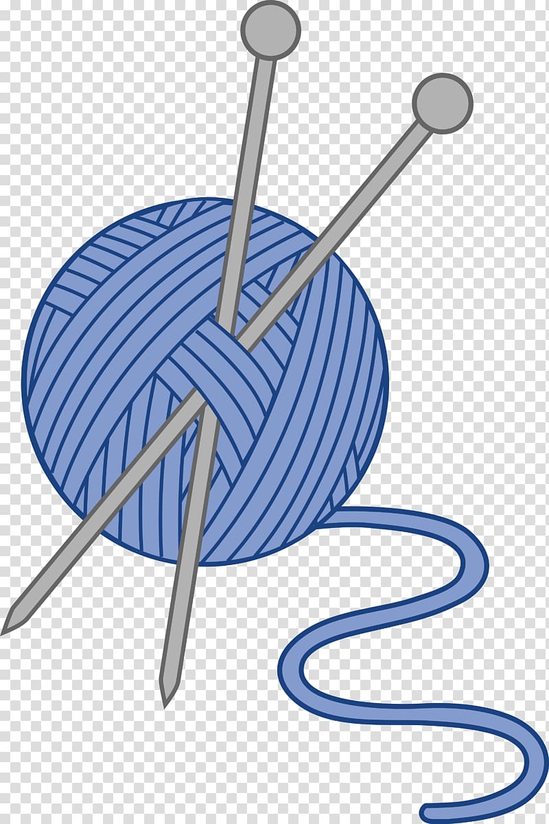 Knitting needle Crochet Yarn , Craft transparent background PNG.