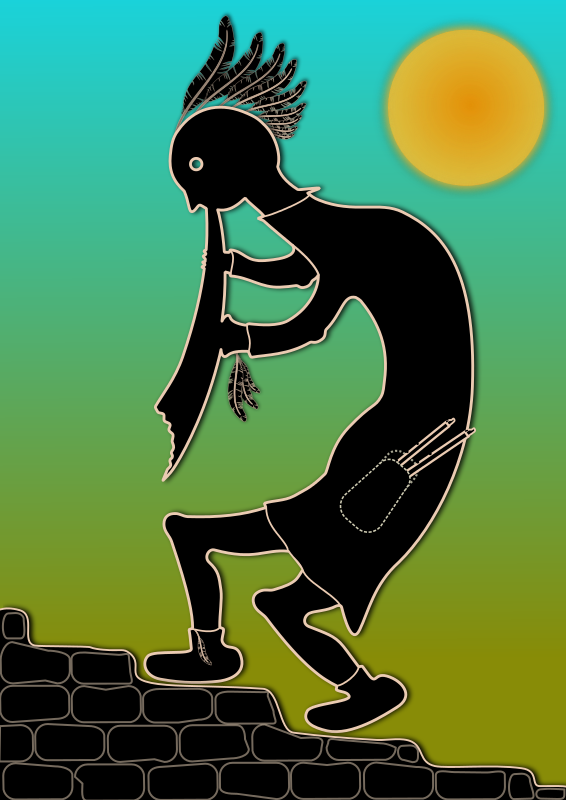 Free Clipart: Kokopelli.