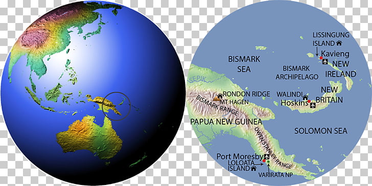 Bismarck Archipelago New Britain Solomon Sea New Guinea.