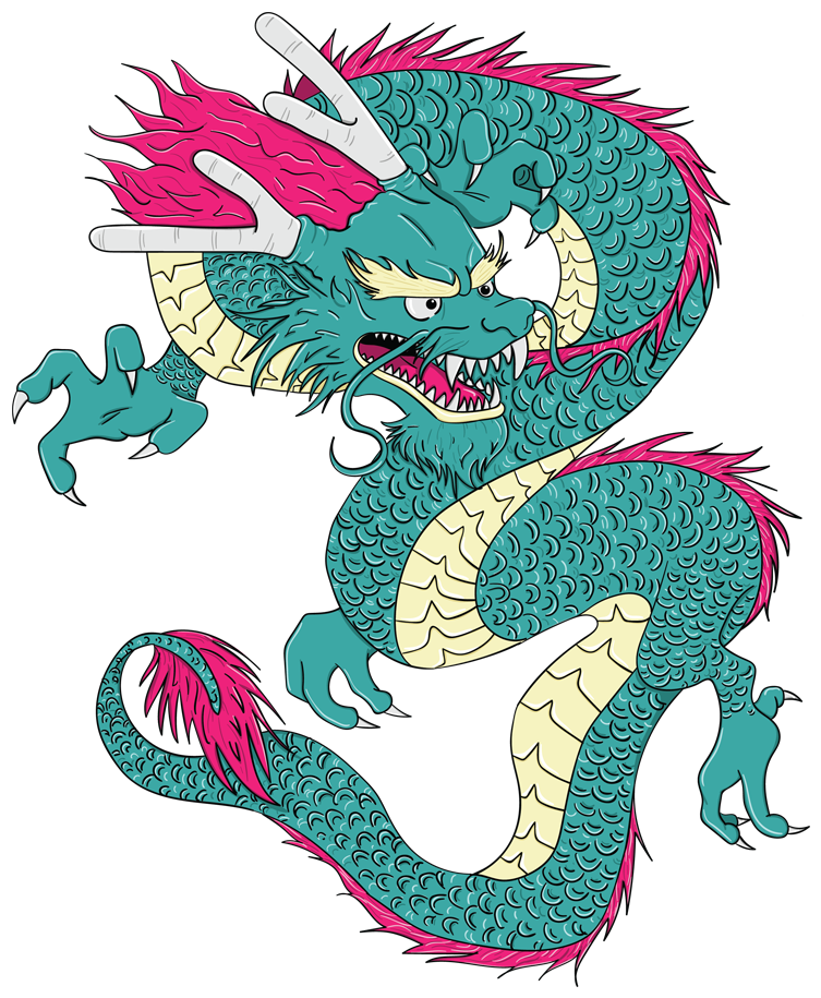 HD Adesivo Dragon Vector De Karina Takarana.