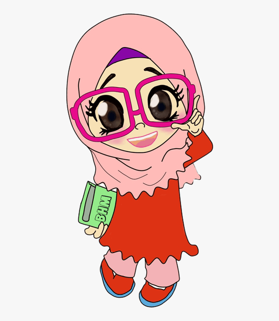 Kartun Muslimah , Free Transparent Clipart.