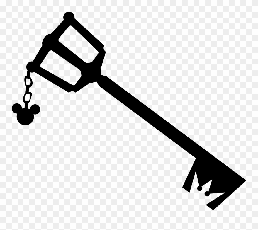 A Kingdom Key Silhouette [media].