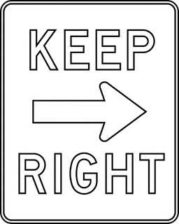 Keep Right, Outline.