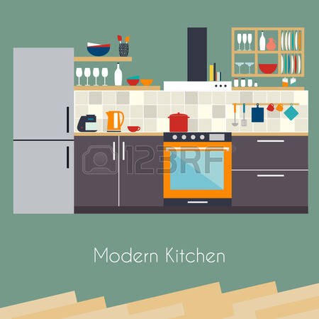 148,813 Kitchen Design Stock Vector Illustration And Royalty Free.