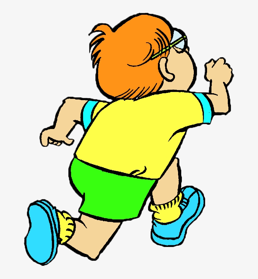 Kids Running Clip Art.