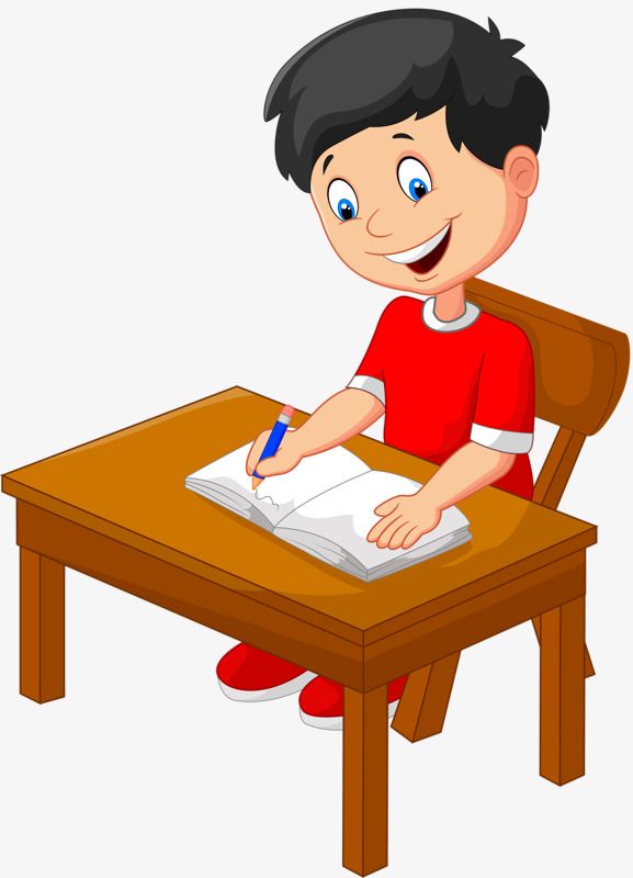 Serious Homework Kids, Kids Clipart, Homework, Child PNG.