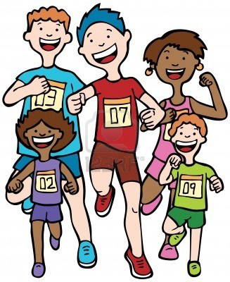 Kids jogging clipart 7 » Clipart Station.