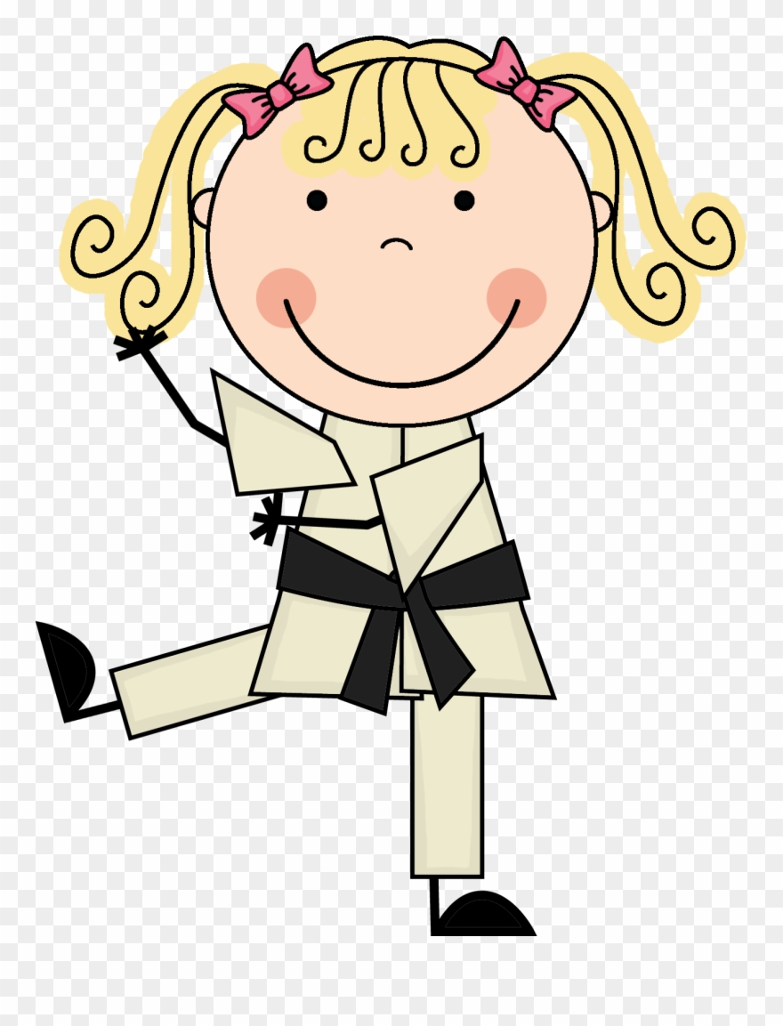 Korean Clipart Kid Martial Art.