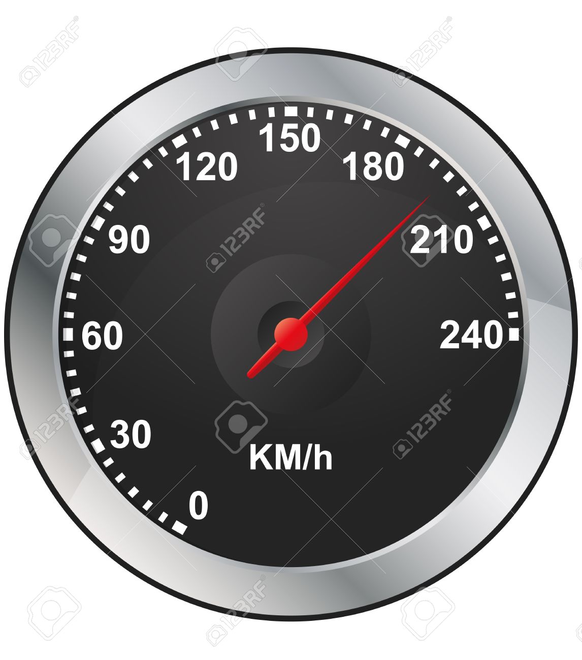 Car Dashboard Gauges Clipart.