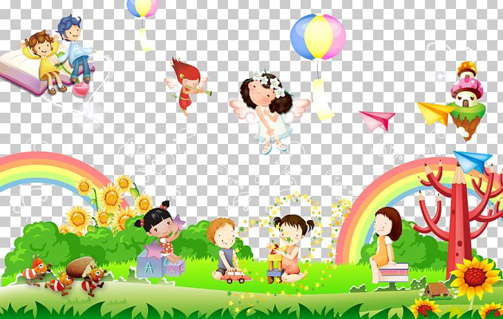 Kindergarten Cartoon Illustration PNG, Clipart, Angel, Area, Art.