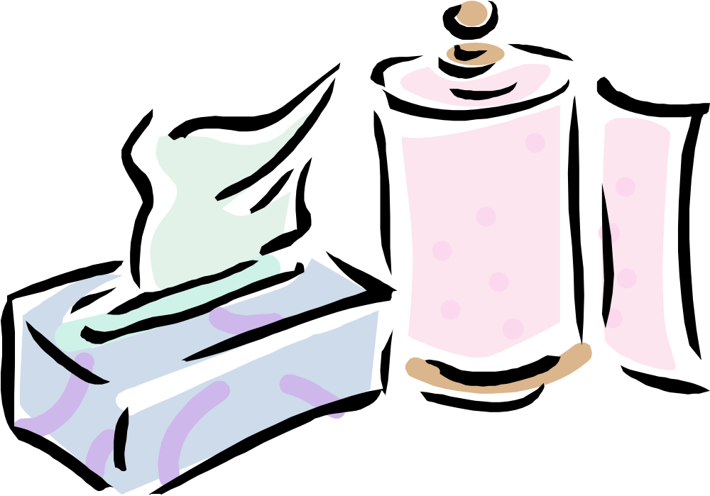 Clipart of kleenex box.