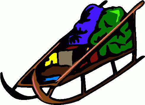 Sled Clip Art.