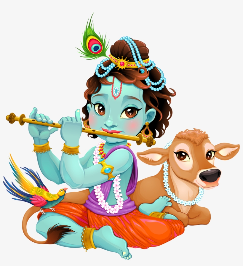 Lord Krishna Clipart Png Image.