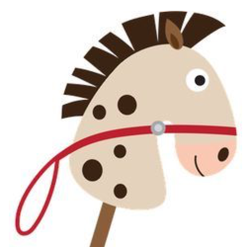 Hobby Horse Clipart.