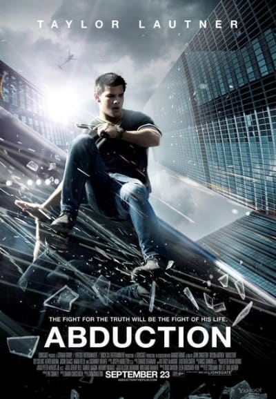 New Abduction Movie Poster: Taylor Lautner in Action!.