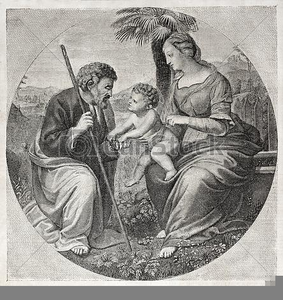 Free Clipart Holy Family.